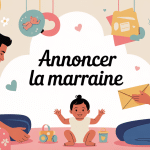 annoncer la marraine scène familiale enveloppe