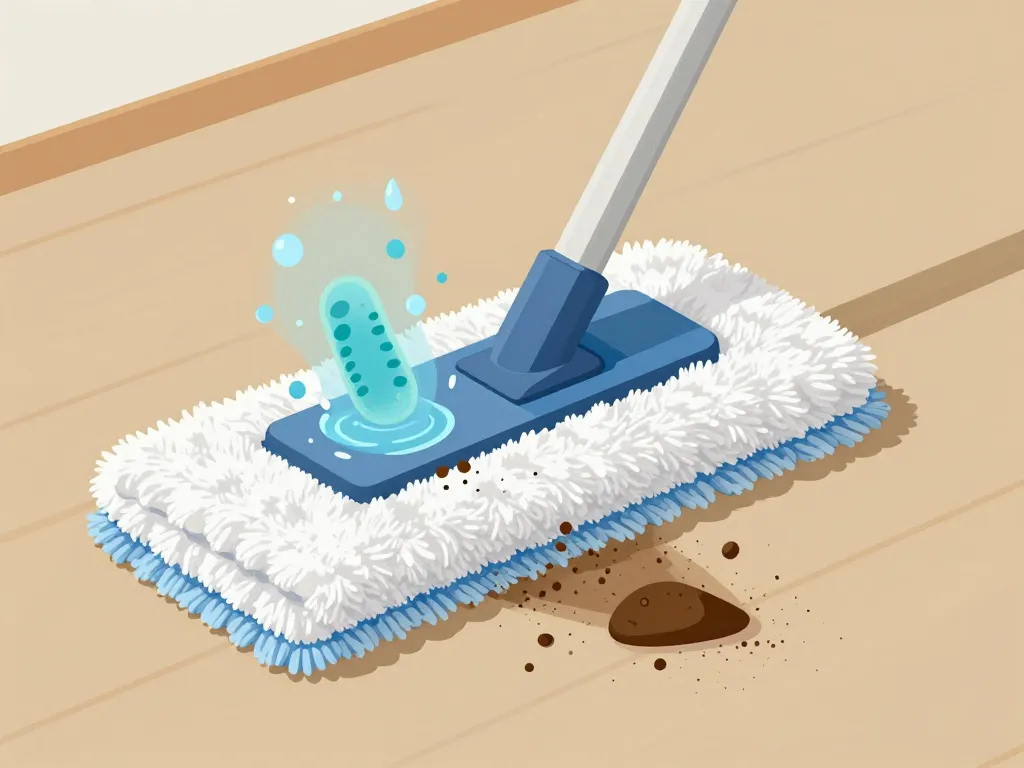 structure balai professionnel microfibre comparé coton pour nettoyage