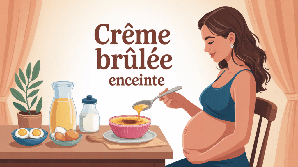 future maman creme brulee enceinte ingrédients sûrs