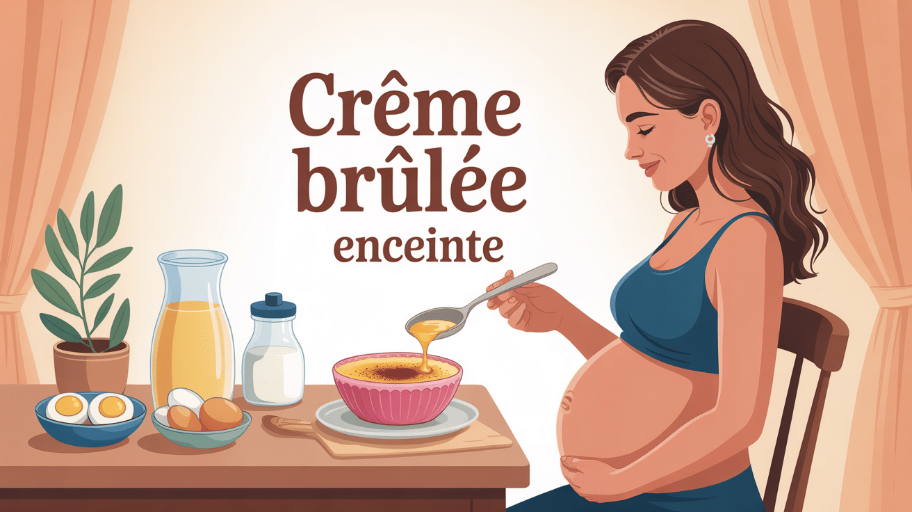 future maman creme brulee enceinte ingrédients sûrs