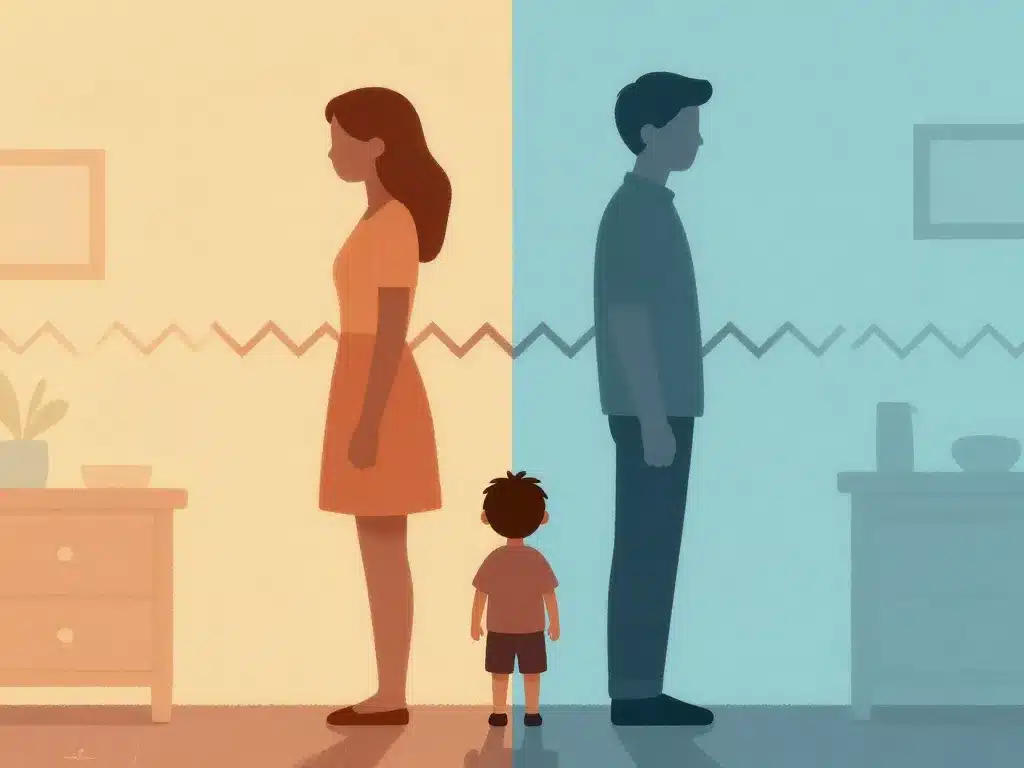 garde alternée mauvaise entente entre parents conflit enfant