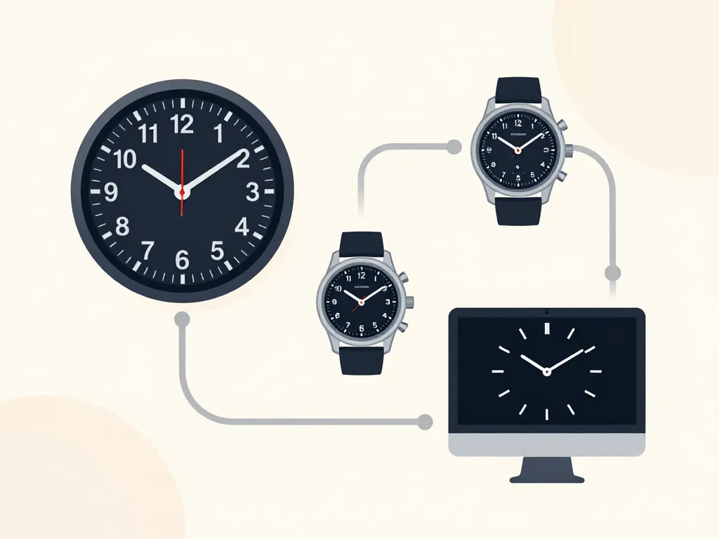 diagramme horloge centieme murale montre ordinateur