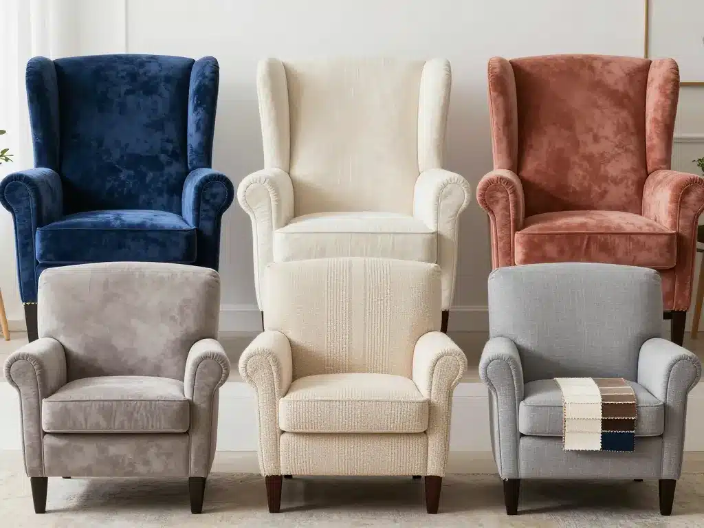housse fauteuil crapaud différents tissus et tailles
