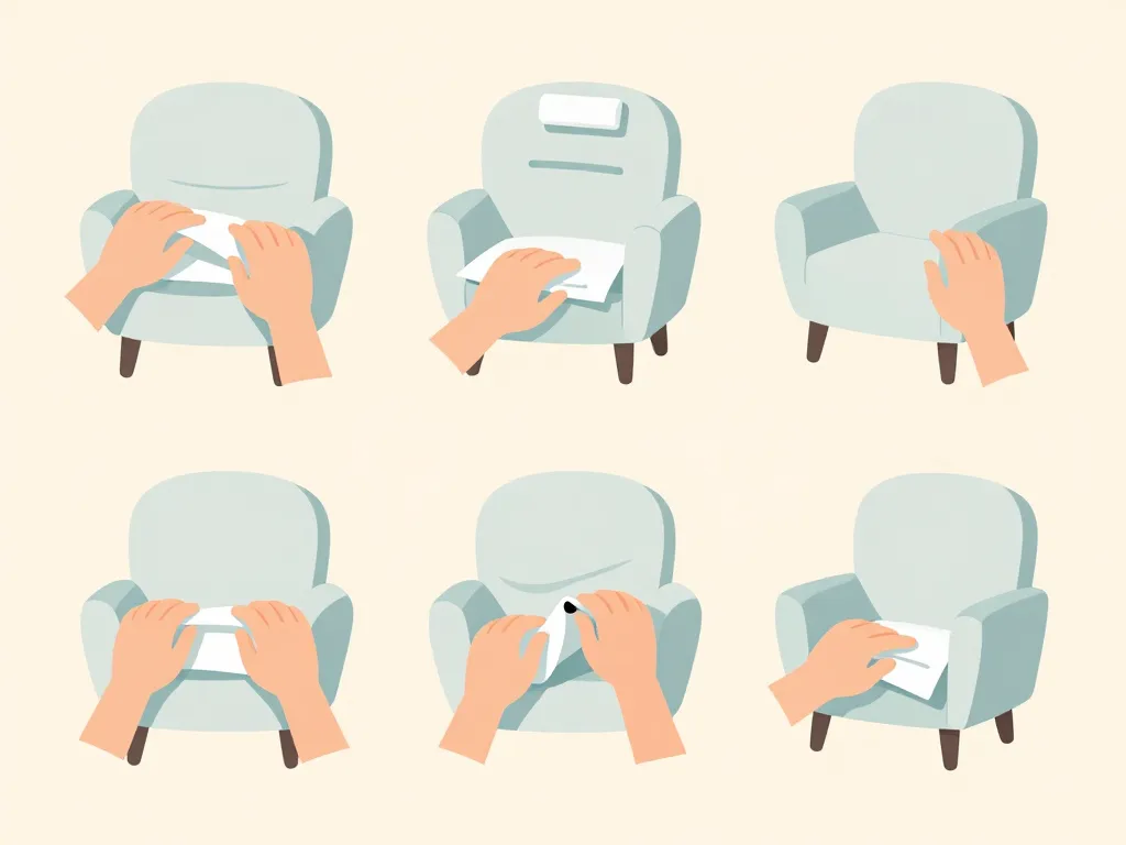 pose housse fauteuil crapaud étapes faciles