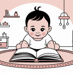 livre bebe 0-3 mois montessori illustration épurée sur tapis