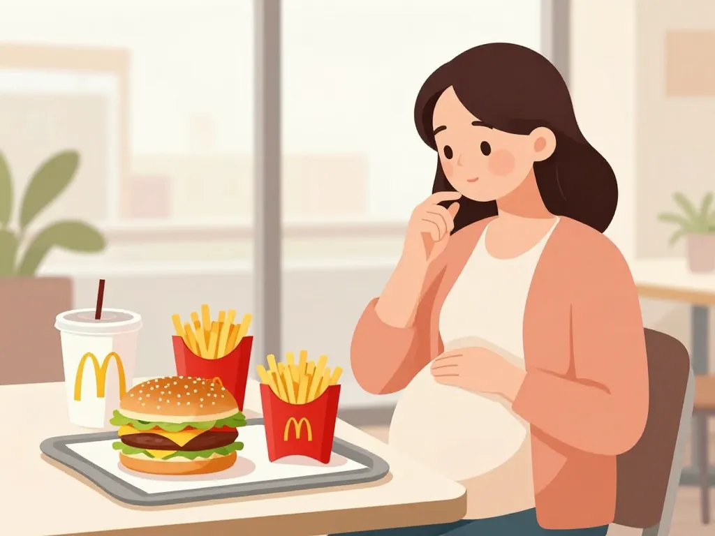 mcdo enceinte choix menu équilibré femme enceinte