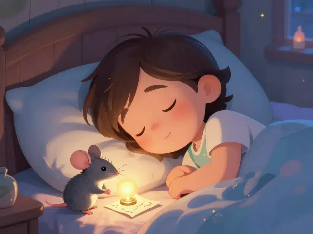 petit mot de la petite souris à imprimer sourire enfant et petite souris