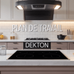 Plan de travail en Dekton cuisine moderne design