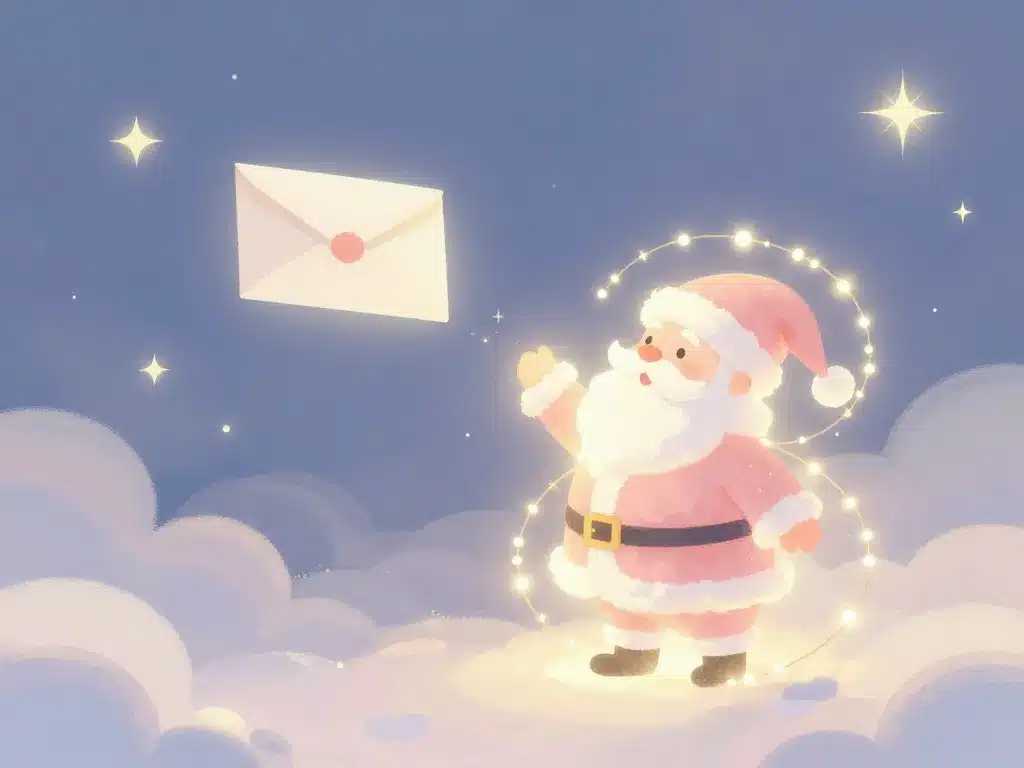 réponse lettre au père noel lettre enfant vers pere noel magique