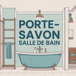 Salle de bain porte savon intégré moderne, différents modèles