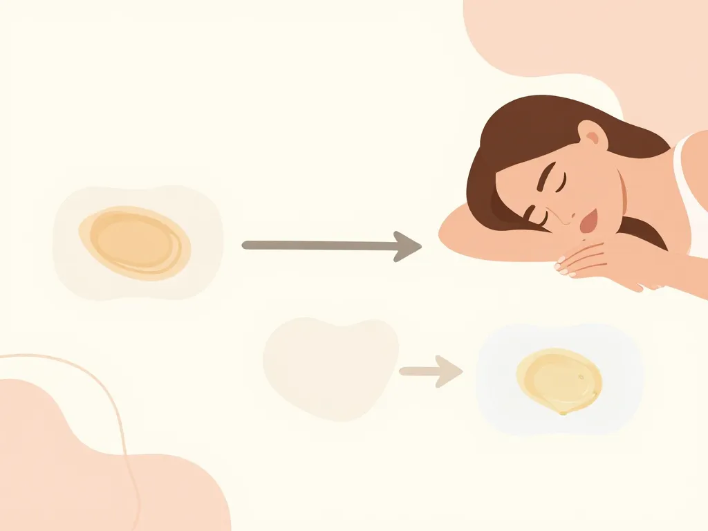 Test maison fissure poche des eaux illustration étape serviette