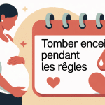 illustration tomber enceinte pendant les règles témoignage