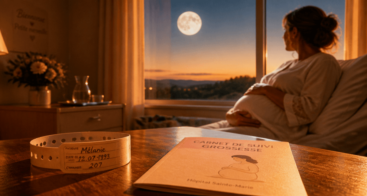 accouchement pleine lune chambre maternité