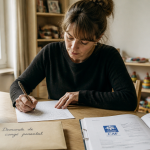 assistante maternelle congé parental écriture lettre