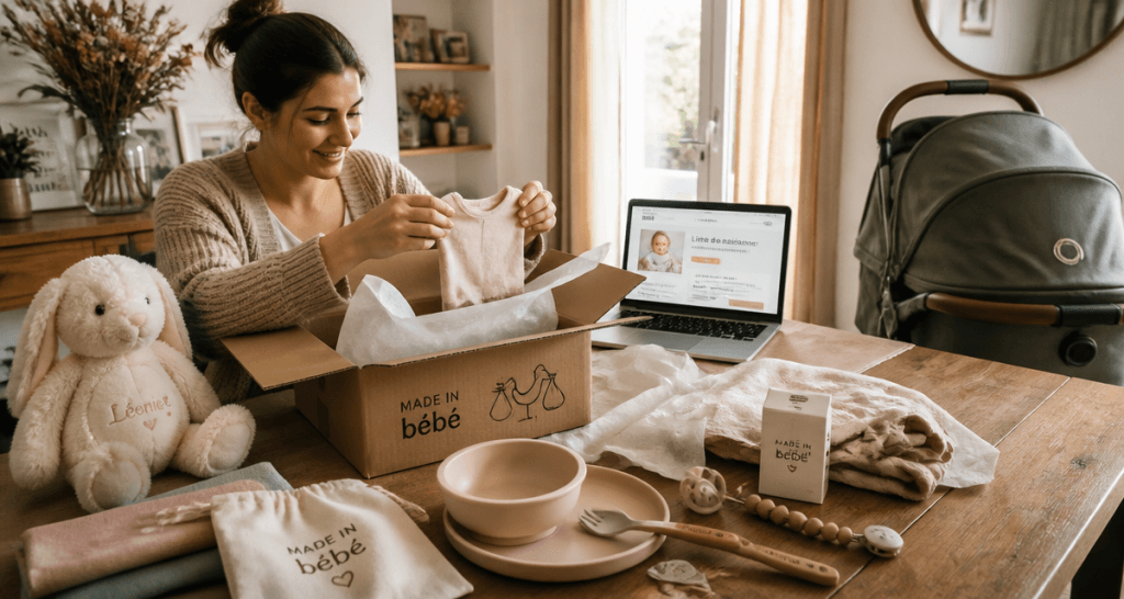 avis made in bebe maman ouvre colis