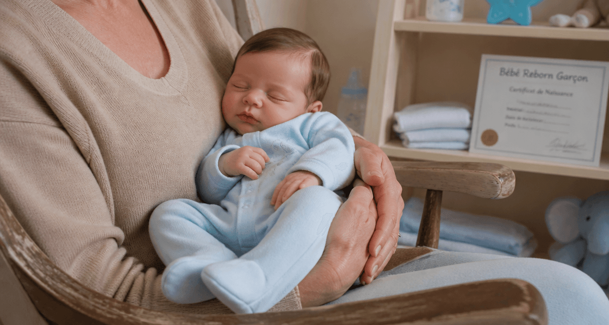 bebe reborn garcon realiste dans chambre
