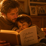 citation amour enfance parent lit à un enfant