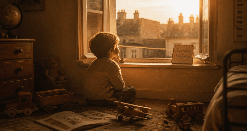citation pour enfance enfant fenêtre jouets lumière