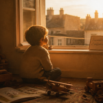 citation pour enfance enfant fenêtre jouets lumière