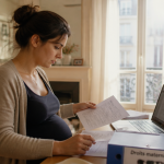 conges maternite et chomage femme enceinte salon