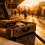 destockage valise ouverte quai gare