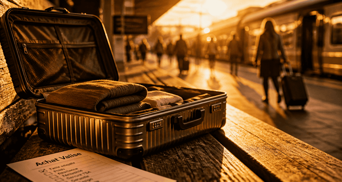 destockage valise ouverte quai gare
