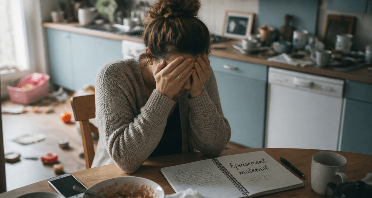 je ne supporte plus ma vie de maman mère épuisée cuisine