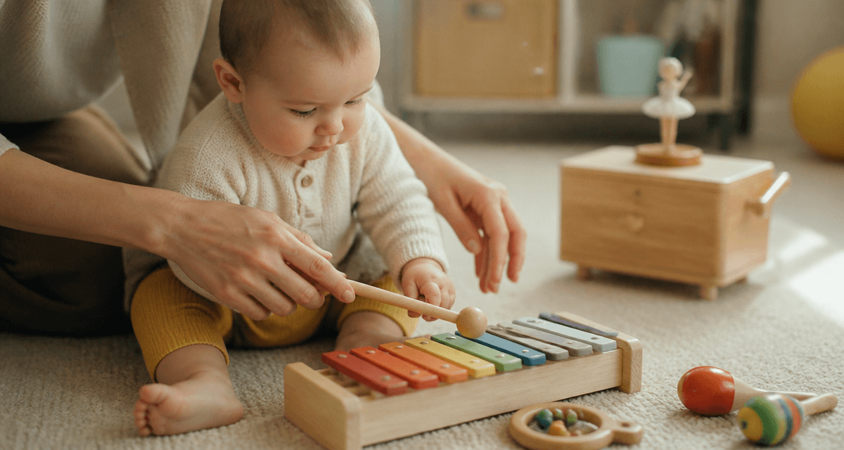 jeux musical pour bebe xylophone bois