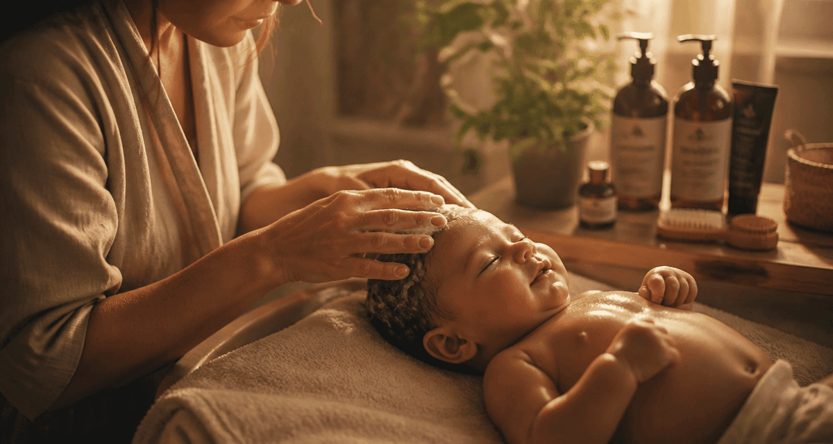 meilleur shampoing pour bebe massage cuir chevelu