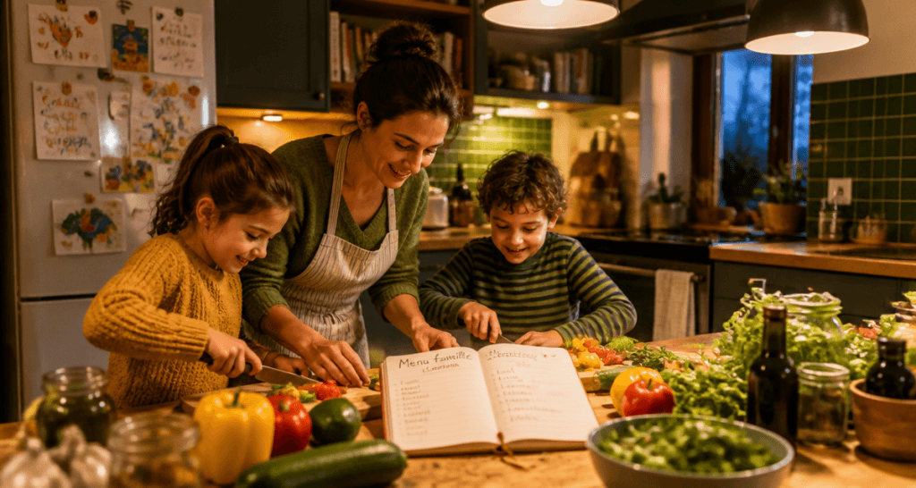 Menu famille semaine cuisine en famille