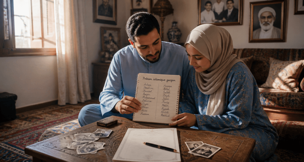 couple choisit prenom islamique garcon