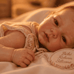 vrai bébé reborn en silicone réaliste couché