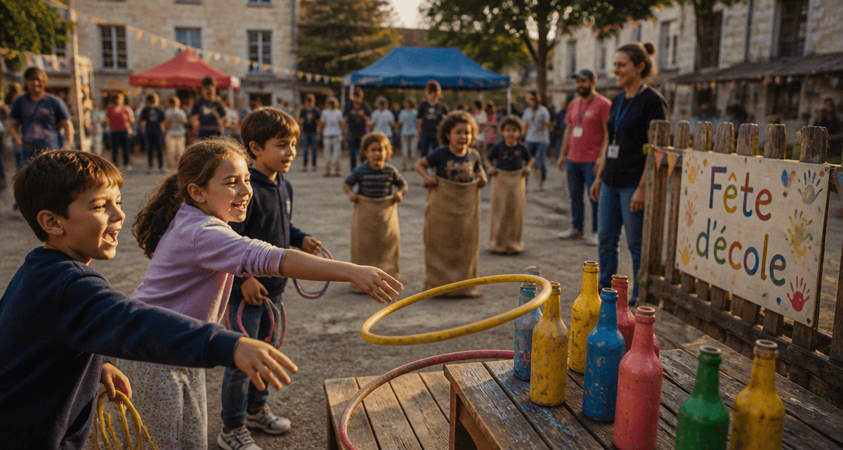 60 idées de jeux pour kermesse enfants en fête d'école