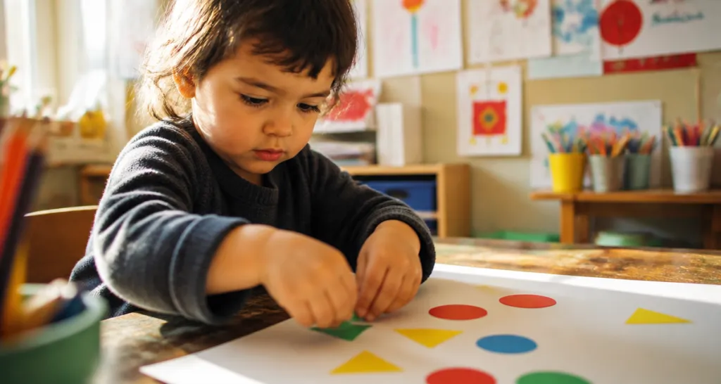 activité gommette maternelle enfant