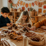bricolage automne maternelle enfants feuilles