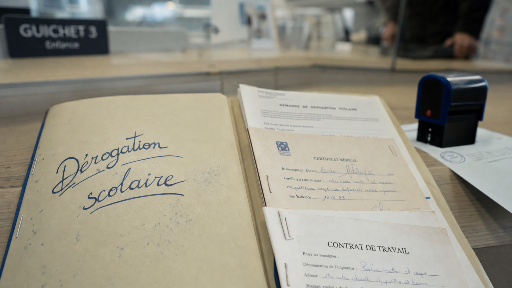 Exemple de lettre pour une derogation scolaire : dossier et justificatifs