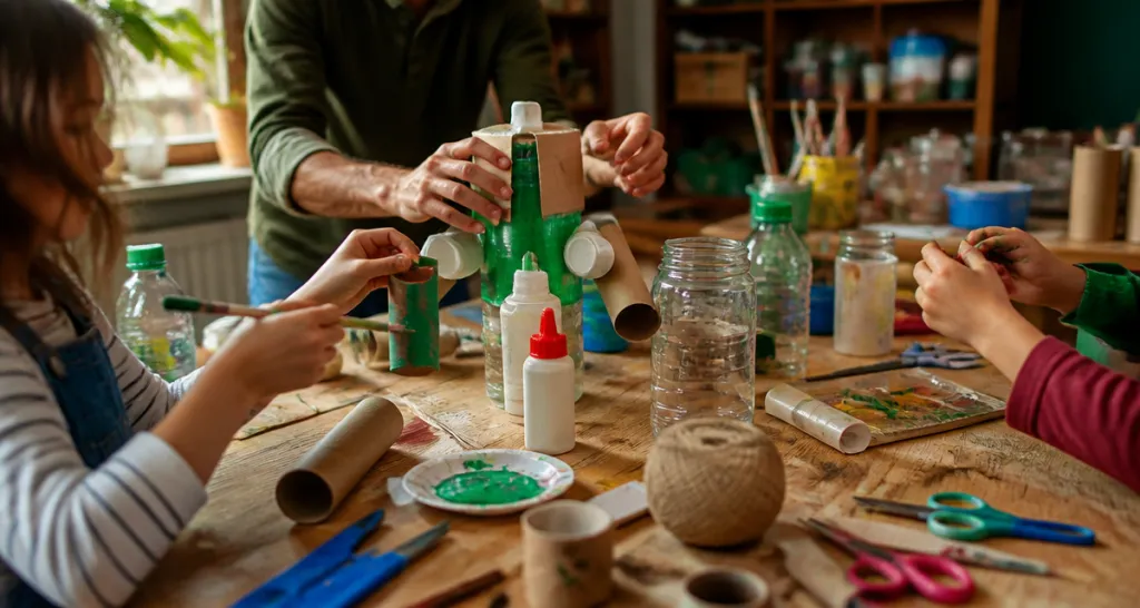idee d'activités manuelle en famille autour d'une table