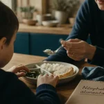 Néophobie alimentaire : enfant hésitant à table