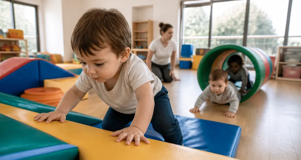Parcours motricité enfant module mousse