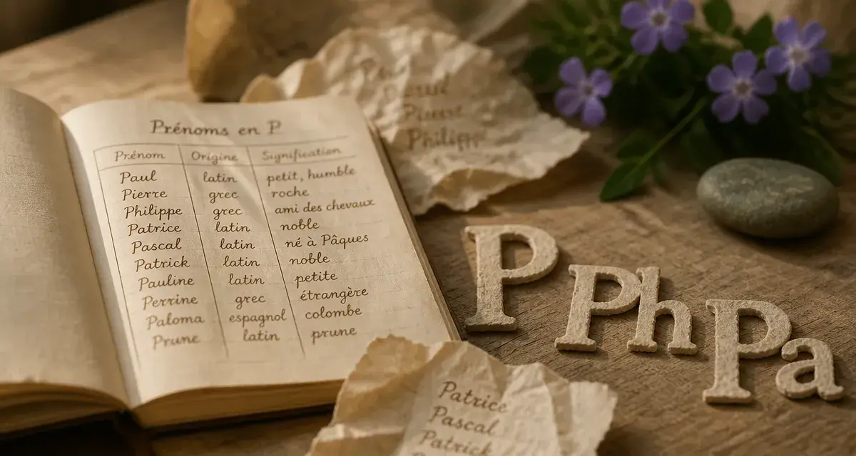 Prénom en p : idées et conseils, origines