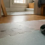 Puzzle tapis mousse EVA gris, sécurité bébé EN71