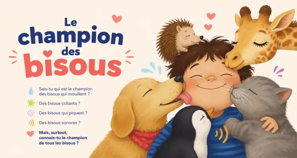 Le champion des bisous