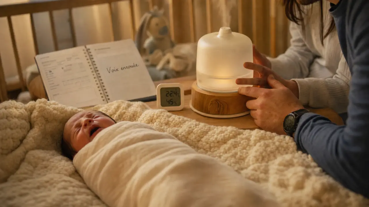 Bébé enroué quand s’inquiéter : nourrisson et humidificateur