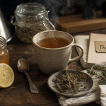 Tisane de thym pour toux et gorge irritée