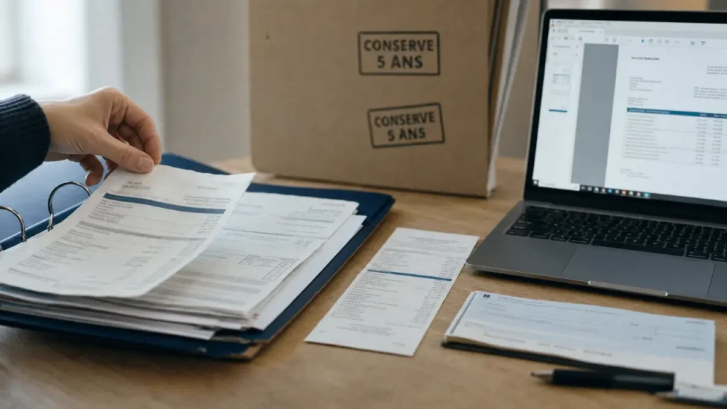Combien de temps garder relevés bancaires : 5 ans, relevés bancaires à conserver