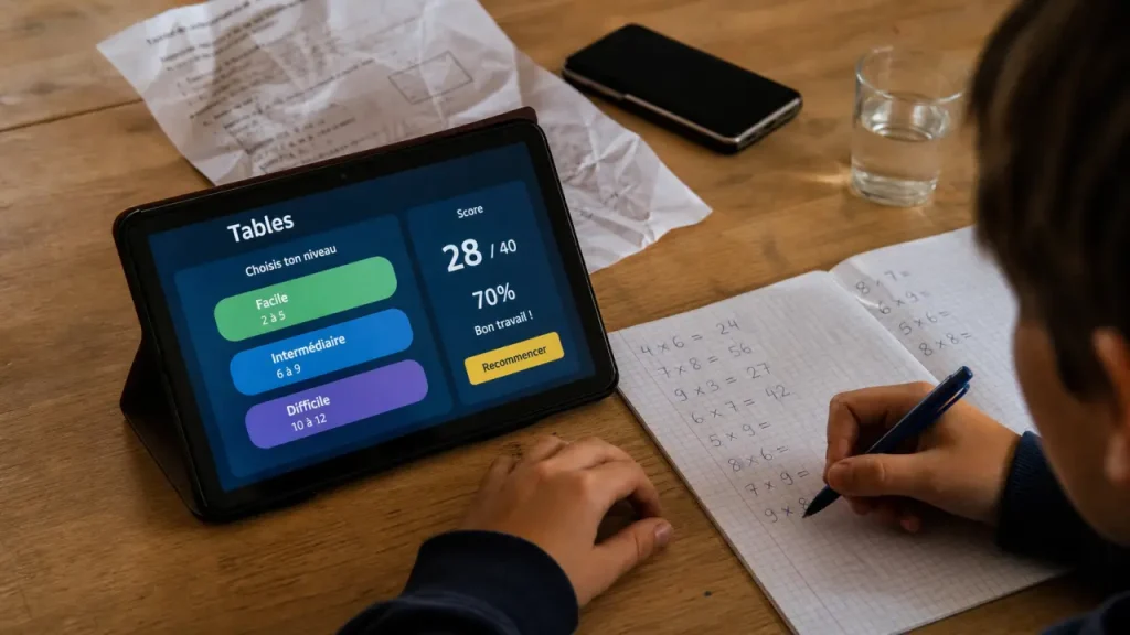 Jeux de tables de multiplication : 5 solutions gratuites pour progresser rapidement