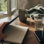 Prendre soin de soi simplement : micro-coupure 5-10 minutes, tisane et carnet