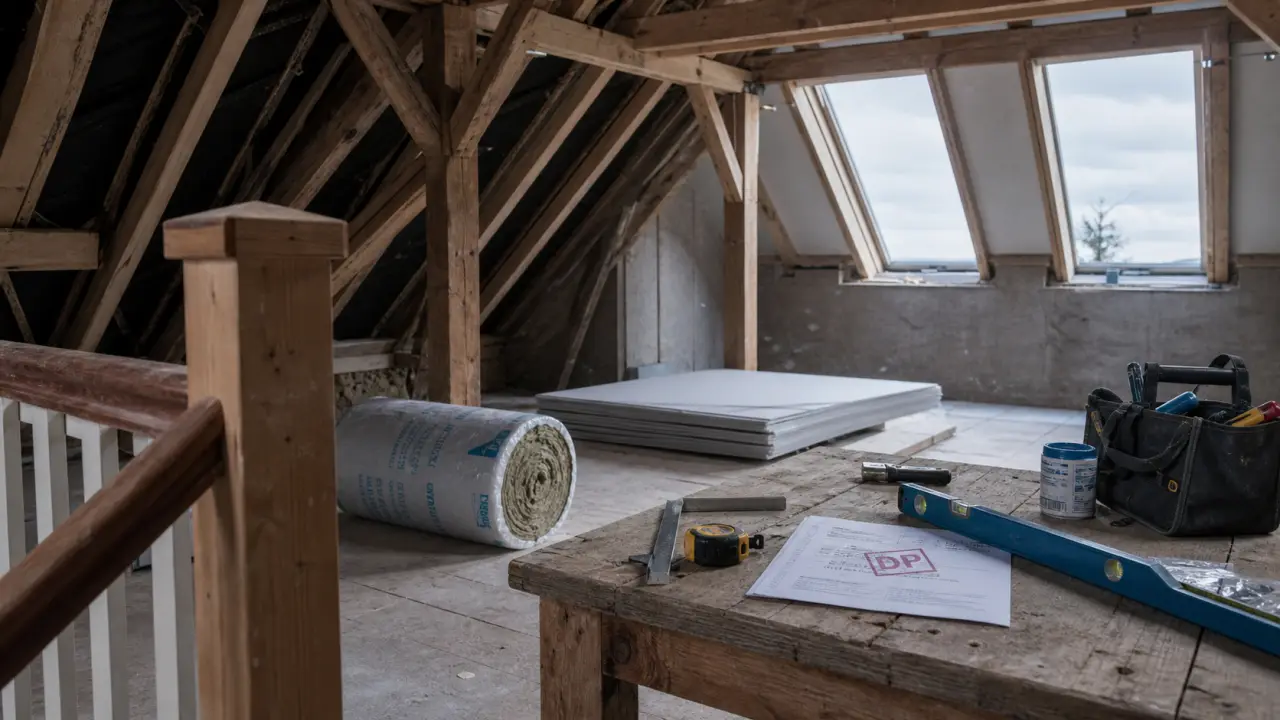 Aménager des combles : isolation et placo posés dans les combles