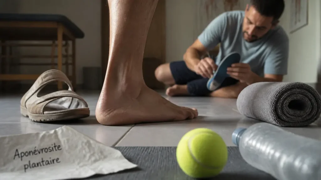 Aponévrosite plantaire traitement : 30 secondes, 3 répétitions et les erreurs à éviter
