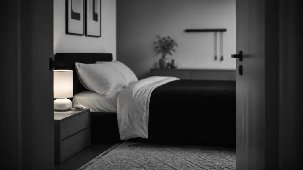 Chambre noir et blanc : l’équilibre qui évite une ambiance froide